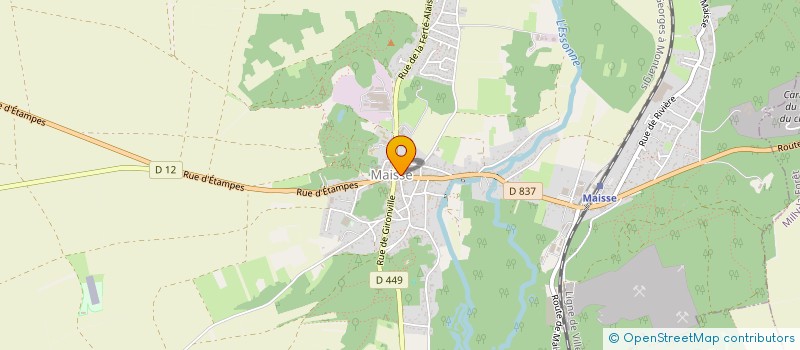 localisation de l'entreprise LE LIEVRE ET LA TORTUE  MAISSE