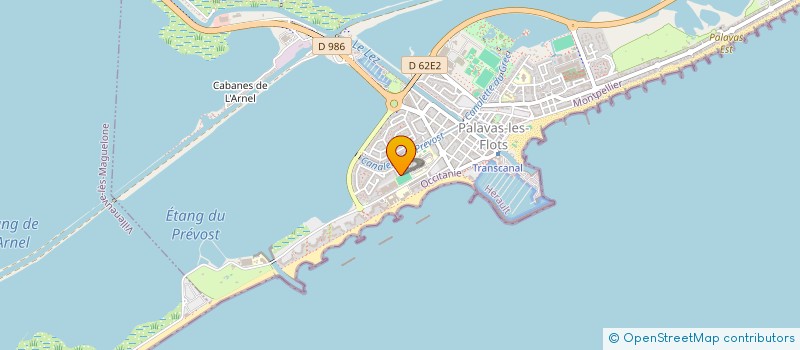 localisation de l'entreprise LE LIEVRE ET LA TORTUE ASSOCIATION DES MARCHEURS DE PALAVAS-LES-FLOTS à PALAVAS-LES-FLOTS