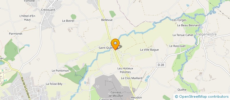 localisation de l'entreprise LE LIEVRE IMMO à QUESSOY