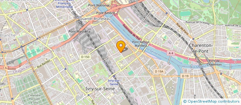 localisation de l'entreprise LE LIFE  IVRY-SUR-SEINE