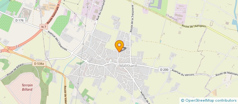 localisation de l'entreprise LE LIGHT à CHABEUIL