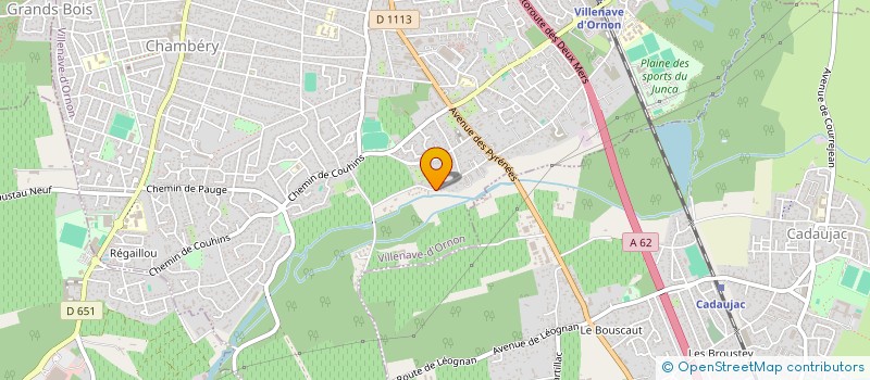 localisation de l'entreprise LE LIGNEUL à VILLENAVE-D'ORNON