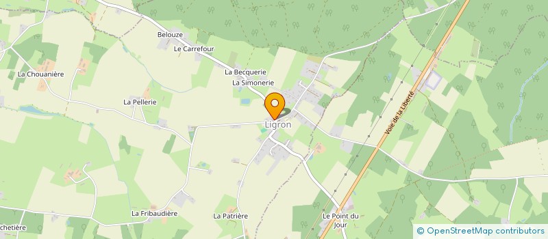 localisation de l'entreprise LE LIGRONNAIS  PARIS