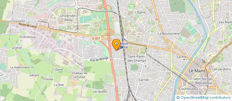 localisation de l'entreprise LE LIJOURS DIAGNOSTICS à LE MANS