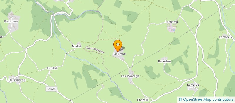 localisation de l'entreprise LE LILAS VIOLET  SAINT-MAIGNER