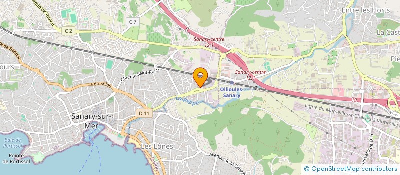 localisation de l'entreprise LE LIMONE à SANARY-SUR-MER