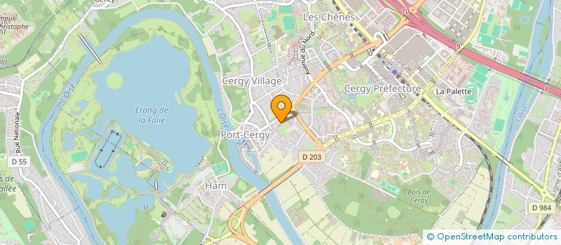 localisation de l'entreprise LE LINATIER  CERGY