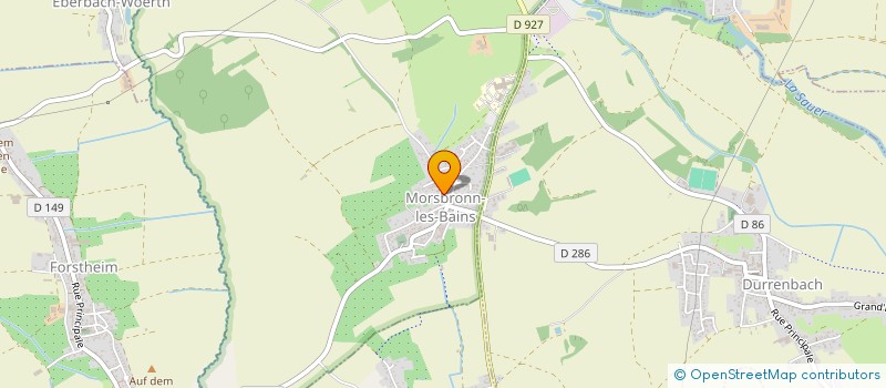 localisation de l'entreprise LE LIOBA  MORSBRONN-LES-BAINS