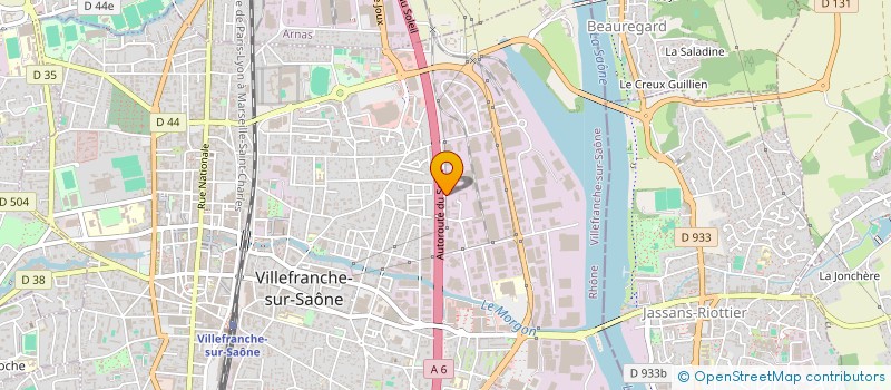 localisation de l'entreprise LE LION  VILLEFRANCHE-SUR-SAONE