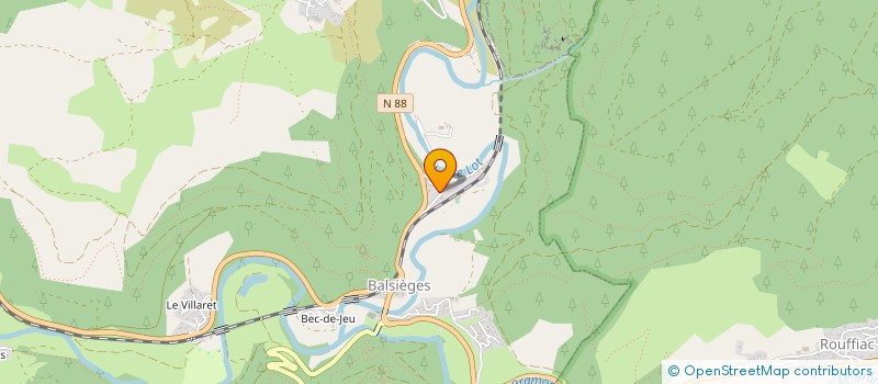 localisation de l'entreprise LE LION  BALSIEGES