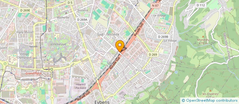 localisation de l'entreprise LE LION  SAINT-MARTIN-D'HERES