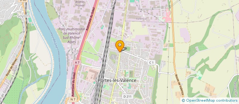 localisation de l'entreprise LE LION AUTO à PORTES-LES-VALENCE