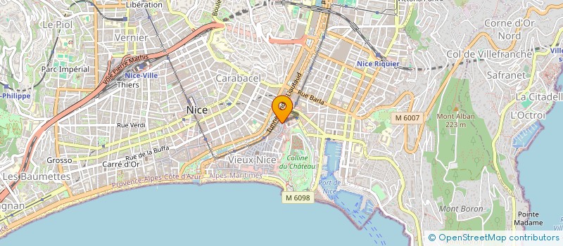 localisation de l'entreprise LE LION BLEU à NICE