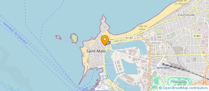 localisation de l'entreprise LE LION D'OR à SAINT-MALO