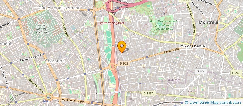 localisation de l'entreprise LE LION D'OR à BAGNOLET