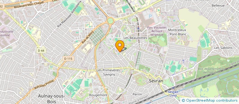 localisation de l'entreprise LE LION D' OR à SEVRAN