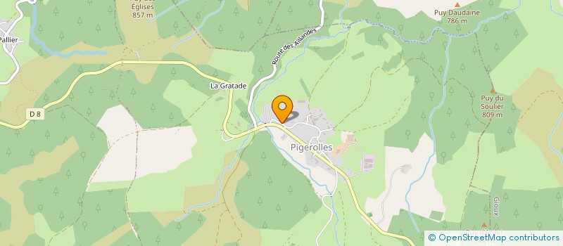 localisation de l'entreprise LE LION D'OR à GENTIOUX-PIGEROLLES