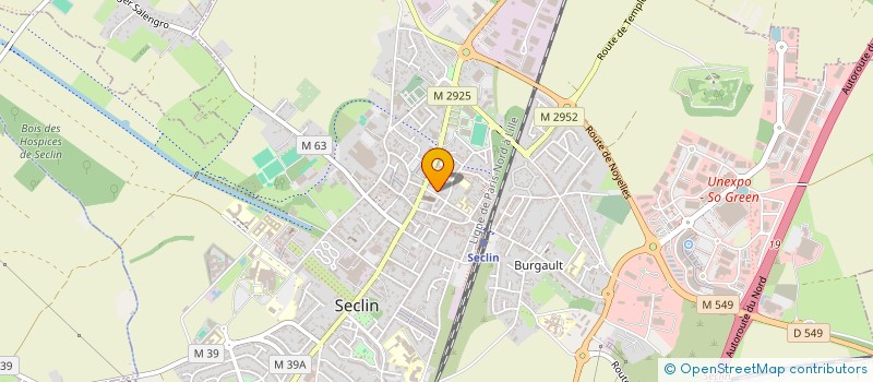 localisation de l'entreprise LE LION DE SECLIN à SECLIN