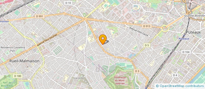 localisation de l'entreprise LE LION ENTREPRISE  NANTERRE