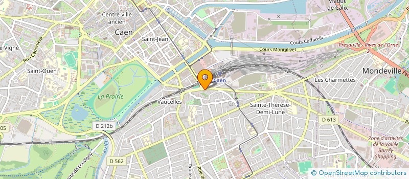 localisation de l'entreprise LE LION NOIR à CAEN