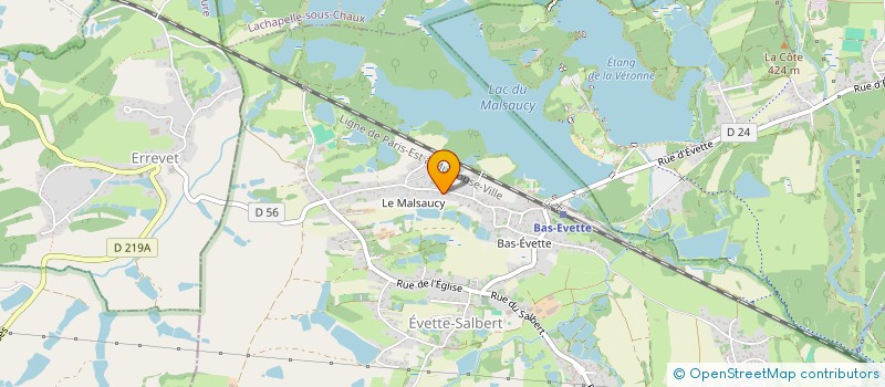 localisation de l'entreprise LE LION SAUVETEUR à EVETTE-SALBERT