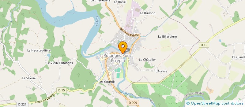 localisation de l'entreprise LE LION VERD CABARET PUTANGES RESTAURANT à PUTANGES-LE-LAC