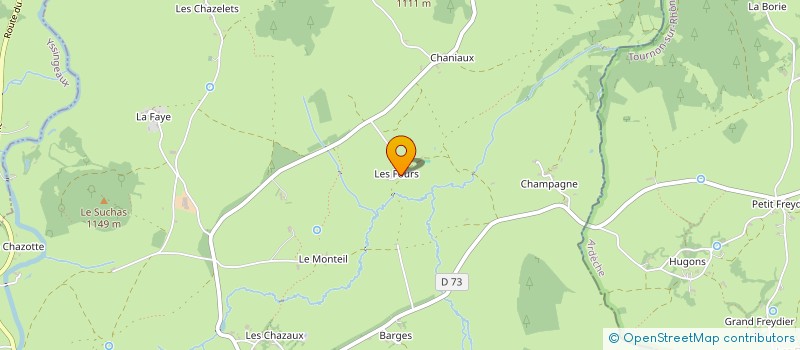 localisation de l'entreprise LE LIOUSSEL  LES VASTRES