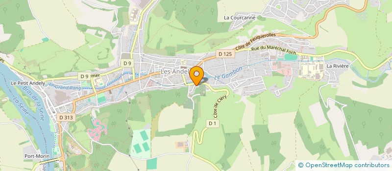 localisation de l'entreprise LE LIRZIN CONSTRUCTIONS à LES ANDELYS