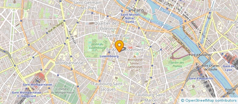localisation de l'entreprise LE LIS DE SAINT JACQUES à PARIS