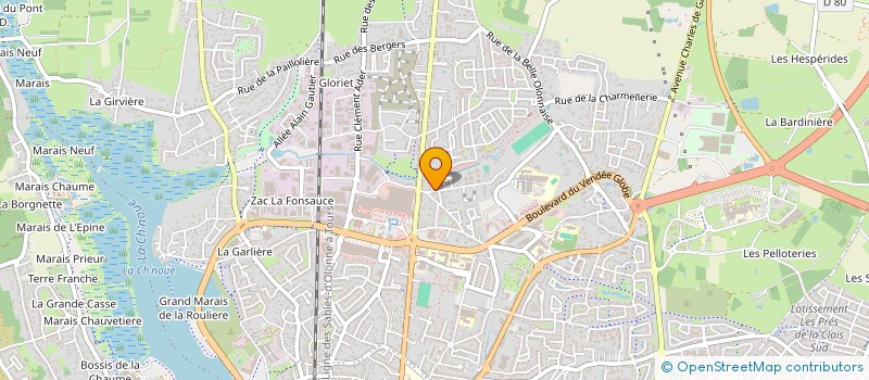 localisation de l'entreprise LE LISART IMMOBILIER à LES SABLES-D'OLONNE