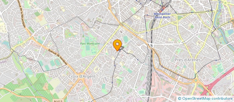 localisation de l'entreprise LE LISERON à MONTPELLIER