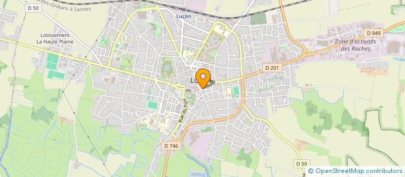 localisation de l'entreprise LE LISWAN BY MICKA PIZZ' à LUCON