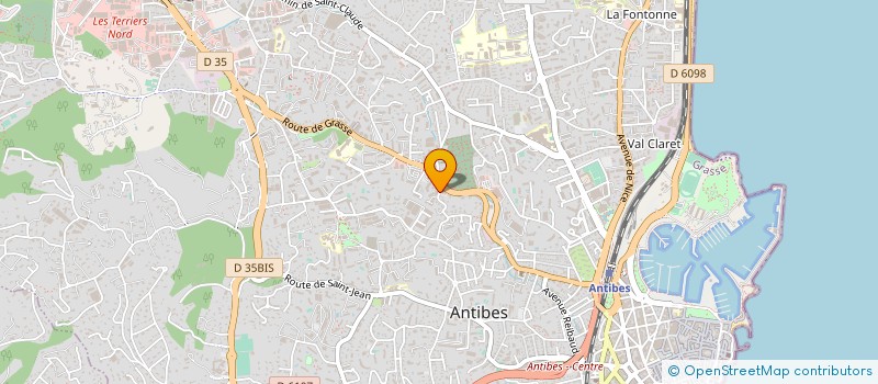 localisation de l'entreprise LE LIT D'ANTIBES à ANTIBES