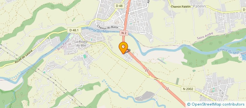 localisation de l'entreprise LE LITCHI PASTORE ET FILS  BRAS-PANON