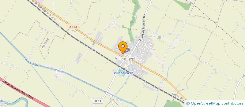 localisation de l'entreprise LE LITTLE BOB THEATRE  VILLENOUVELLE