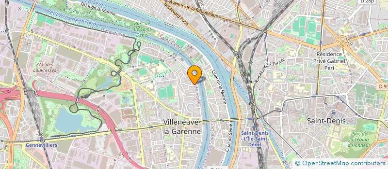 localisation de l'entreprise LE LITTLE BOW à VILLENEUVE-LA-GARENNE