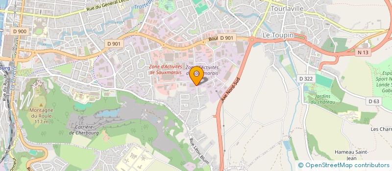 localisation de l'entreprise LE LITTORAL à CHERBOURG-EN-COTENTIN