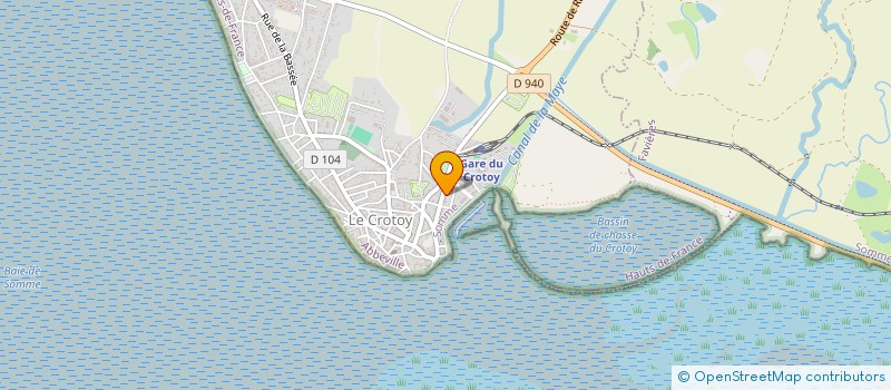 localisation de l'entreprise LE LITTORAL à LE CROTOY