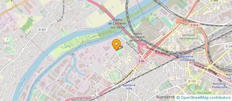 localisation de l'entreprise LE LITTORAL à NANTERRE