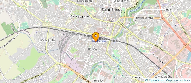 localisation de l'entreprise LE LITTORAL à SAINT-BRIEUC