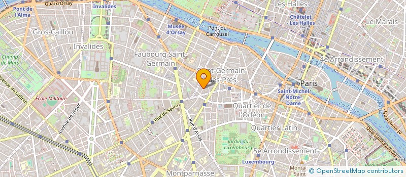 localisation de l'entreprise LE LIVING ROOM  PARIS