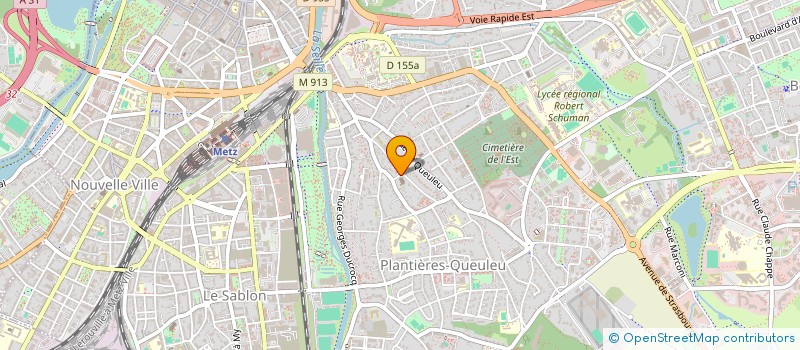 localisation de l'entreprise LE LIVRE A METZ à METZ