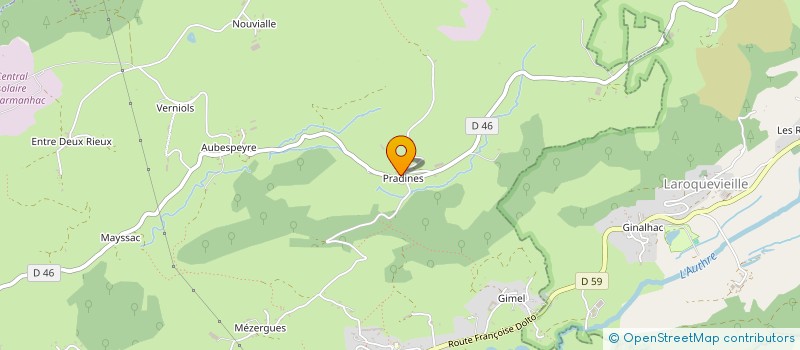 localisation de l'entreprise LE LIVRE AU CHATEAU à MARMANHAC
