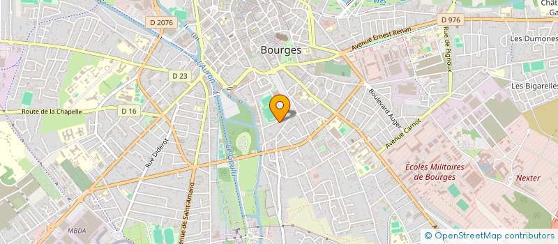 localisation de l'entreprise LE LIVRE DE LA JUNGLE  BOURGES