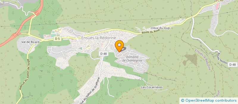 localisation de l'entreprise LE LIVRE DE RUTH  ENSUES-LA-REDONNE