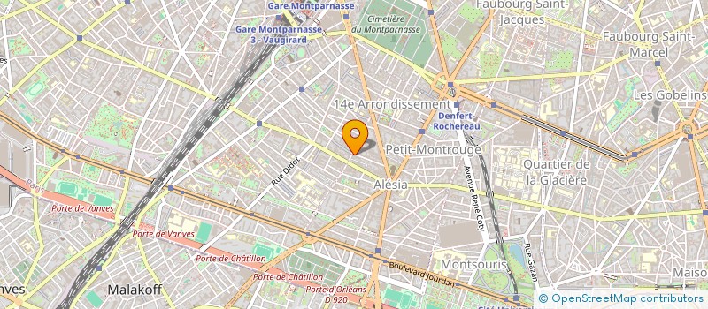 localisation de l'entreprise LE LIVRE ECARLATE  PARIS