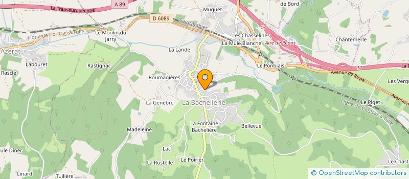 localisation de l'entreprise LE LIVRE EN TETE à SAINT-RABIER