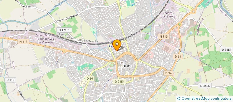 localisation de l'entreprise LE LIVRE SERVICE à LUNEL