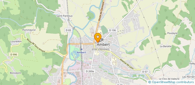 localisation de l'entreprise LE LOCAL  AMBERT