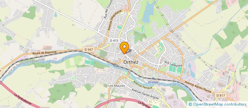 localisation de l'entreprise LE LOCAL  ORTHEZ